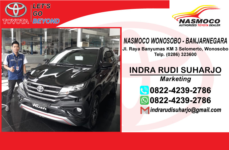 Kartu Nama Toyota Nasmoco Wonosobo